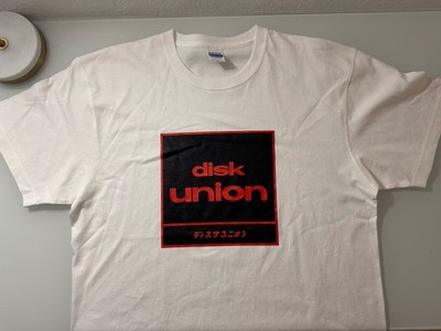 DISK UNION T-SHIRT XL SAITO ASUKA WEARS