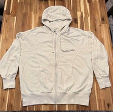 OFFLINE by Aerie Women  s Medium Cream Full Zip Hoodie Oversized Fleece