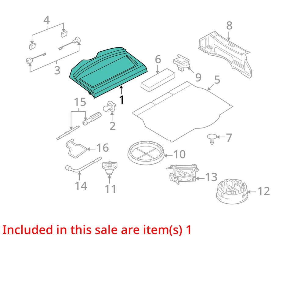 ADEQUADO PARA 2008 SATURN ASTRA SHADE LUGG 13181587 - NOVO FABRICANTE DE EQUIPAMENTO ORIGINAL 13181587 - Imagem 2 de 3