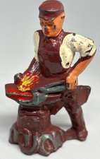 Barclay Manoil Happy Farm Series Blacksmith At Anvil Lead Dime Store Figure