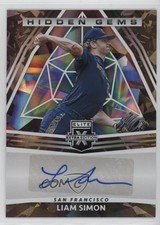 2022 Panini Elite Extra Edition Hidden Gems Black Liam Simon #HG-LS Auto 06z2