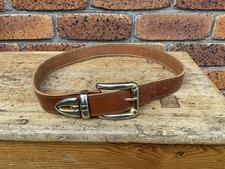 Unisex Leather Dress Belt  Sz: S