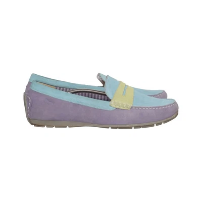 Sioux, Loafers, Größe: 40 1/2, MOKASSIN, Wildleder, Blau/Lila/Grün, Damen #byb - Bild 1 von 4