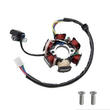6 Coil 5 Wire GY6 Stator Magneto 6 Coil Pole for GY6 50cc 125cc 150cc Chinese...
