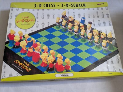 Schachspiel 3D The Simpsons Chess 3D The Simpsons  1997 vollständig