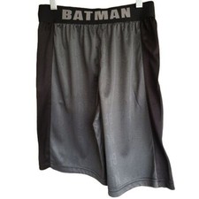Boys Shorts L Athletic Basketball Shorts Batman Logo Med 10-12 DC Comics NWOT