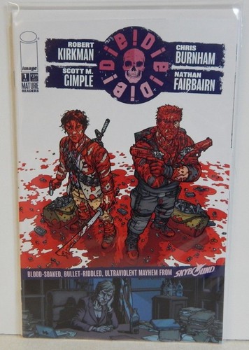 Juego de 4 portadas variantes de Image Comics Robert Kirkman Die Die #1 casi nuevo+ - Imagen 4 de 5