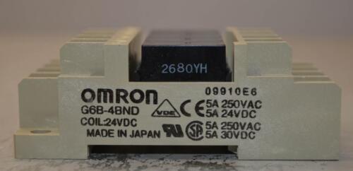Omron Terminal Relay G6B-4BND 5V 12V 24v G6B-1114P-FD-US 4PDT RH - Picture 3 of 3