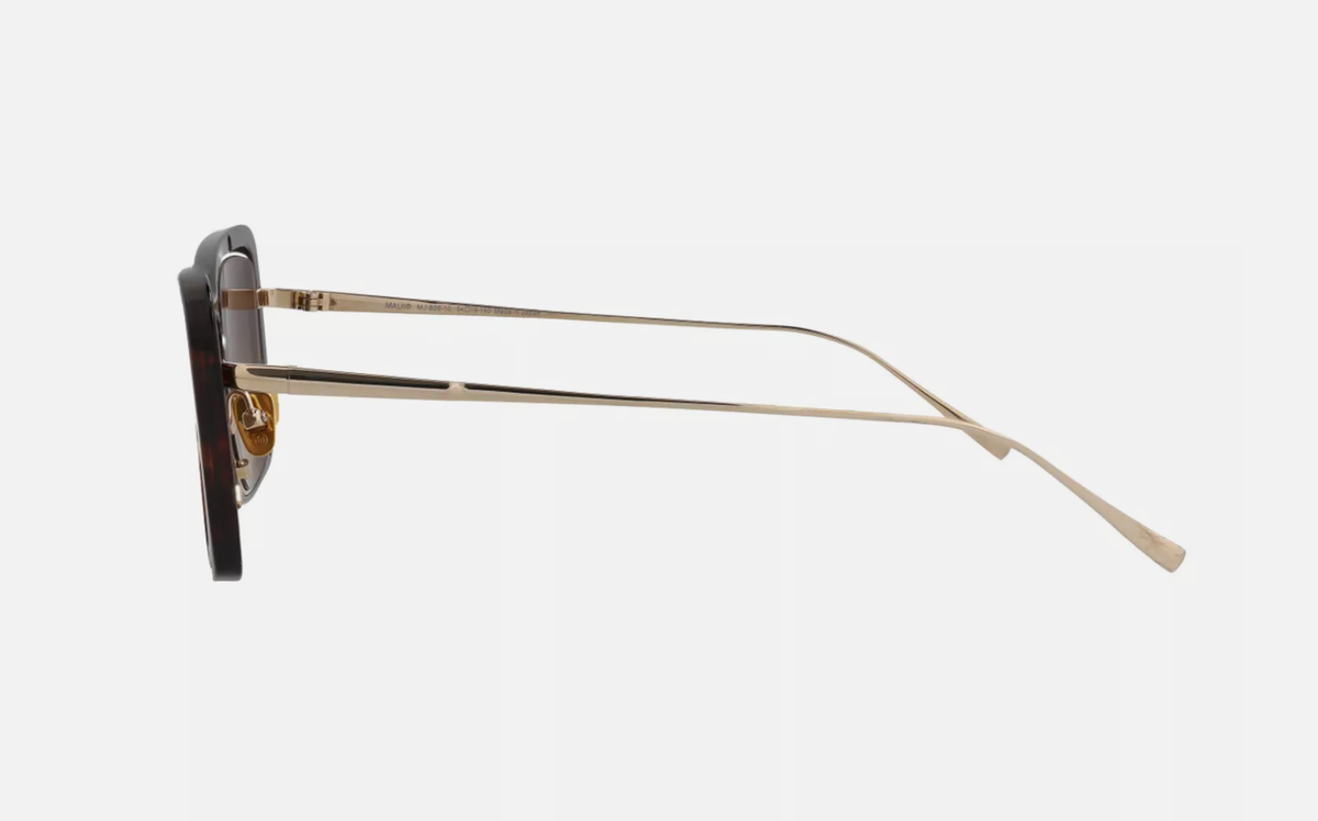 MAUI JIM ADRIFT Sunglasses MJ 808-10 Gold Titanium Frame Bronze