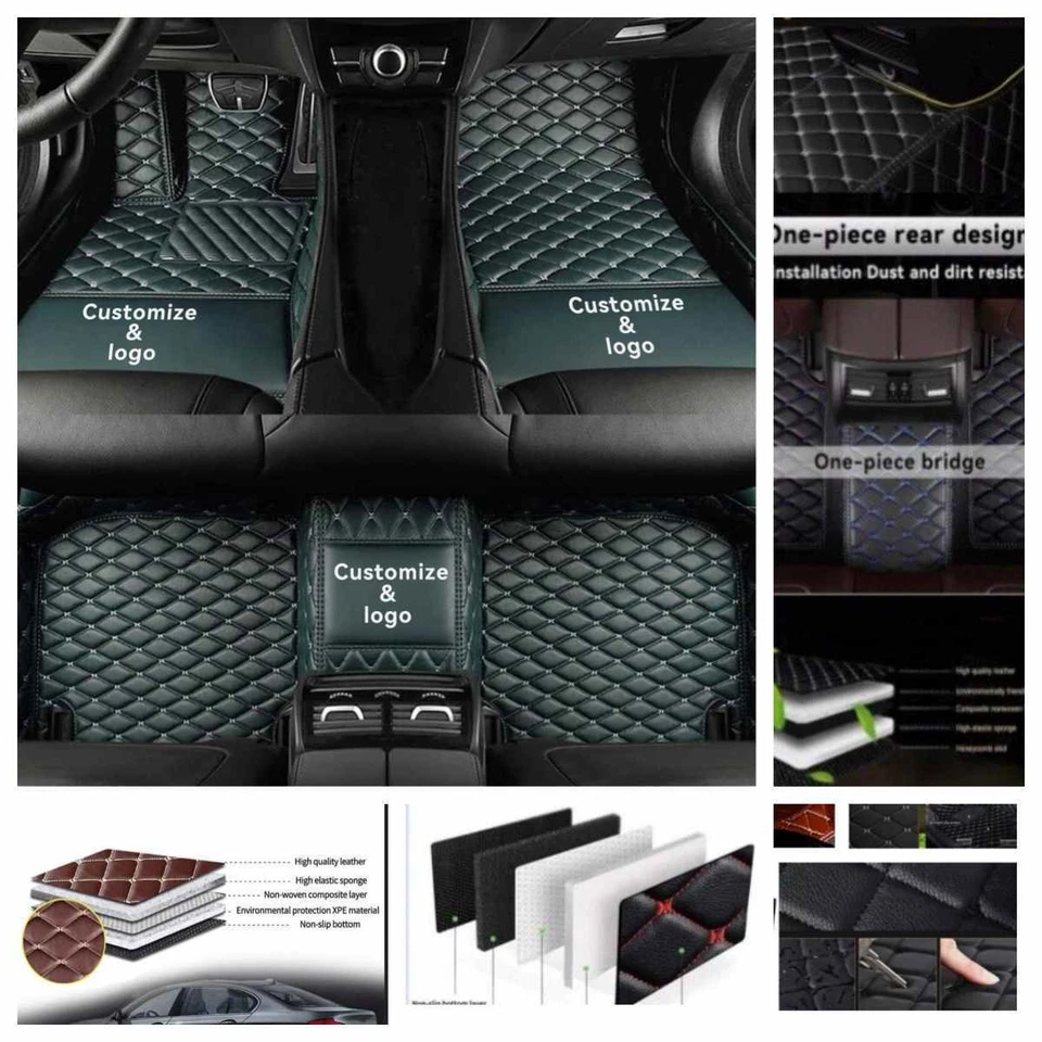 For Lincoln All Models Car Floor Liner Mats Custom Waterproof Auto Carpets Pads - Image 4 of 4