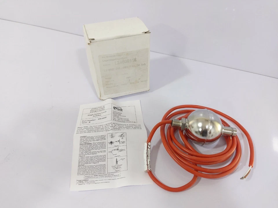 Gems Sensors LS-1950E With 2M Cable P/N 010-0962 - Image 3 of 4