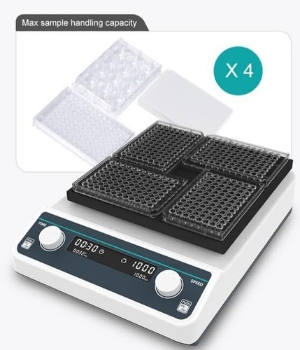 Mikroplattenschüttler Oszillator mit max. verarbeitbarer Probe Gewebekulturplatte * 4 - Bild 8 von 10