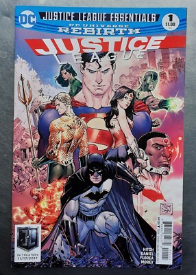 JUSTICE LEAGUE REBIRTH #1 Hitch Daniel Florea Morey DC Comics 2017
