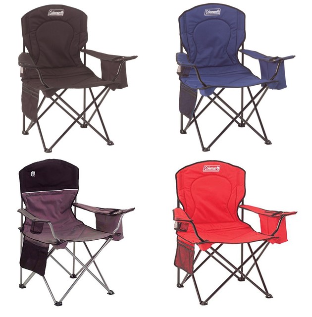 coleman oversized quad chair with cooler