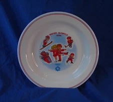 Corelle CAMPBELL'S SOUP OLYMPICS 1984 Sarajevo 8.5" Rimmed Soup Bowl Corning VTG