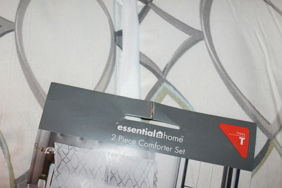 Essential Home 2-Piece Twin Microfiber Comforter Set - Medina Print - Image 2 of 4