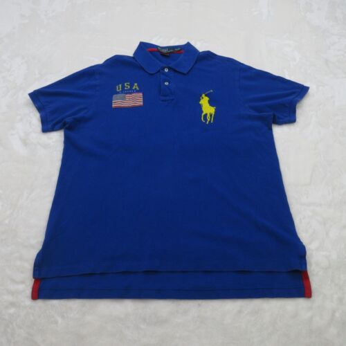 Polo Ralph Lauren Big Pony Polo Shirt Extra Large Custom Fit United States #3