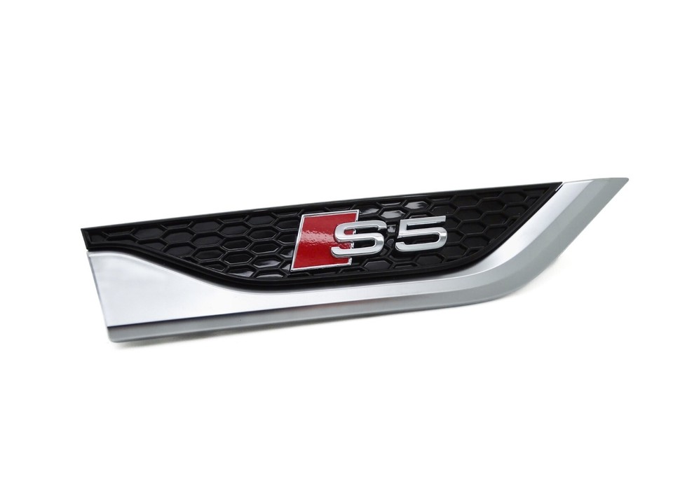 Emblema Segno Logo Scritta Originale AUDI S-Line (2 Pezzi - Foto 5