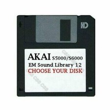 Akai S5000 / S6000 Floppy Disk EM Sound Library 12 Choose Your Disk