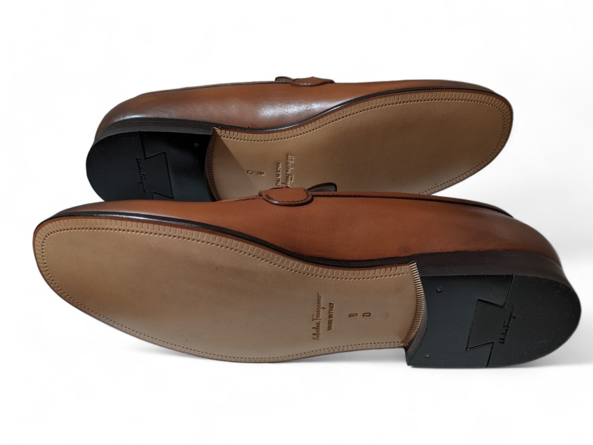 NIB Ferragamo Mens Shoes Size 8 D Gancini Driver ornament - Men | Ferragamo main image 4