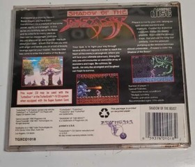Shadow of the Beast Turbografx CD Untested