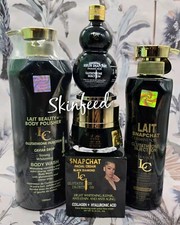 4pc. Lait snapchat Diamant blue lotion, serum, Facecream  shower Gel 100   