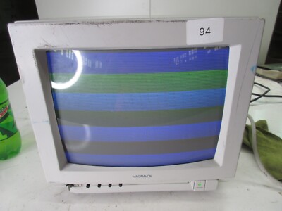 Magavox Phillips CM9032 13'' VGA Color CRT Monitor Retro Gaming - TESTED
