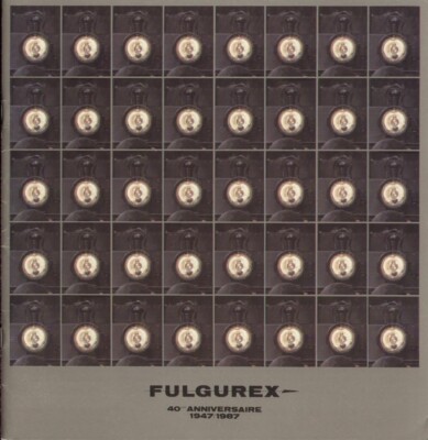 catalog FULGUREX Precision Models Aster 1987 40th anniversary 1947-1987 D F bb