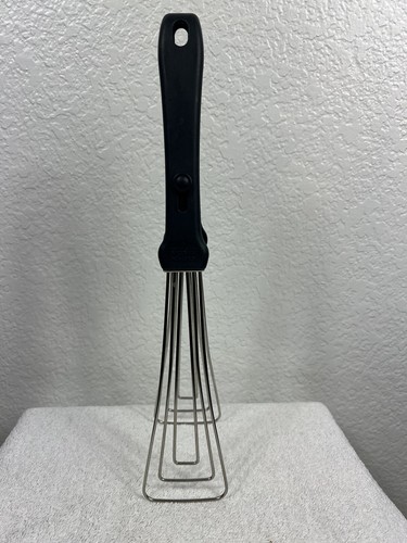 KUHN RIKON Switzerland Tong/Wisk Stainless Steel with Plastic Black Handle