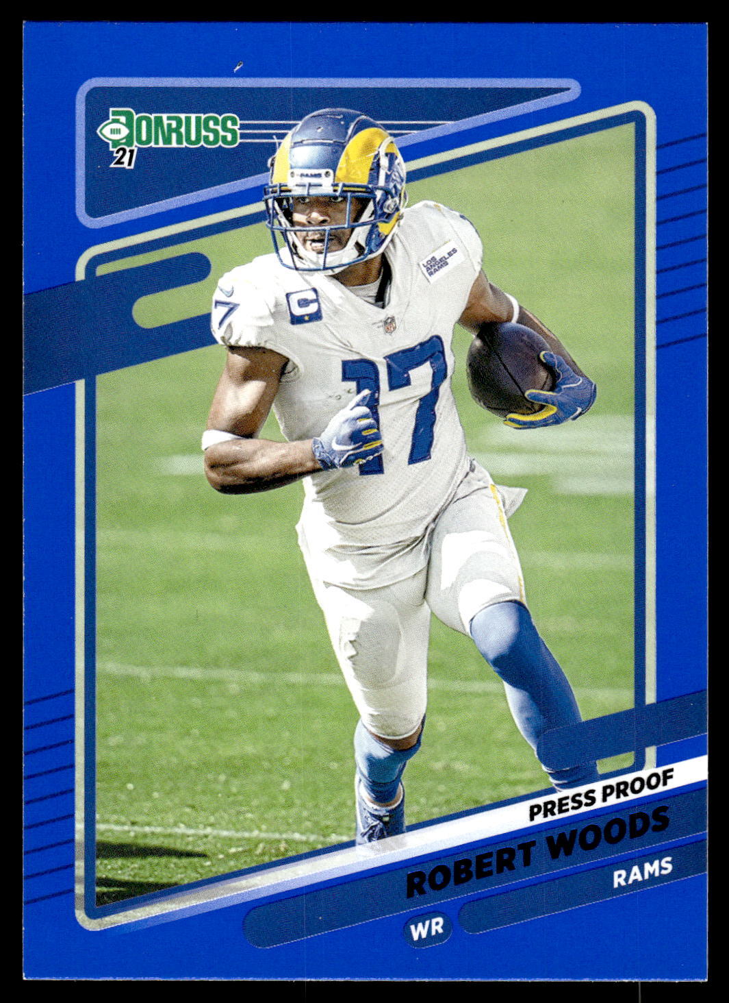 2021 Donruss #144 Robert Woods Press Proof Blue