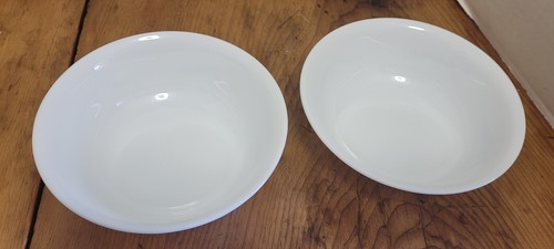 2 Vintage Corelle Corning Lyrics 6 1/4" Cereal Soup Bowls Black Design - Picture 5 of 5