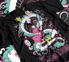 Spirited Away T-Shirt Studio Ghibli Anime Hayao Miyazaki Unisex Sweater Soft Tee