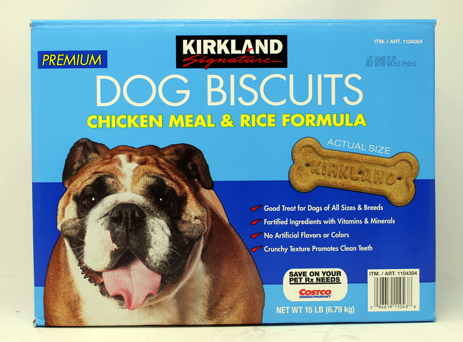 kirkland dog biscuits ingredients