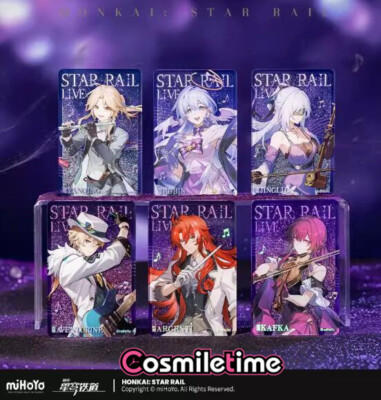 Official Game Honkai: Star Rail Kafka Robin Aventurine Acrylic Quicksand Stand