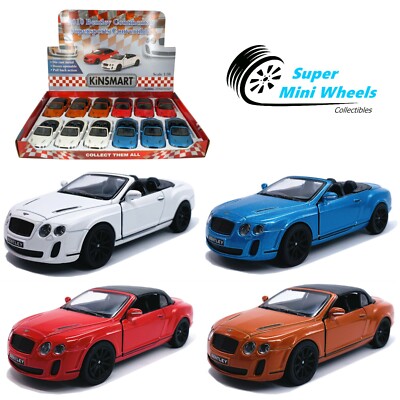 Kinsmart 1:38 - 2010 Bentley Continental Supersports Convertible 5'' Diecast Car