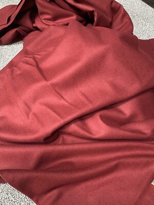 Mid - Late 20th C Wolle Herringbone Flanell Stoff 142 cm B x 3,64m L