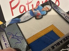 2024 Panini Black Football Ladd Mcconkey Sizeable Signatures /50 Patch Rare Auto