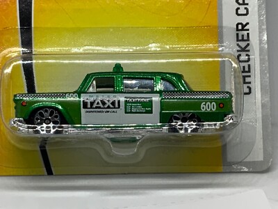 Matchbox 2007 #42 MBX Metal Checker Cab green Metro Taxi MOC VHTF