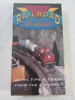 Mint New VHS  THE RAILROAD MODELER learn tips & tricks from the experts 1994 30m