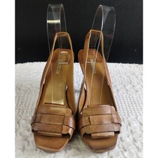 Max Studio Womens Brown Shoes/Heels/4 Heel Si...