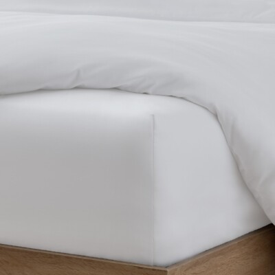 Luxe 200 Fadenzahl 100% Baumwolle Satin Spannbettlaken für alle Größen