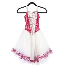 Revolution Dance "Three Words" Costume Dress Recital Halloween Ballet Sz L Child