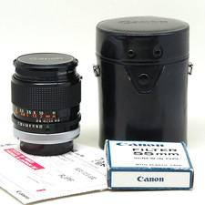Canon FD S.S.C. f/2 35mm - Accessories - Excellent vintage condition