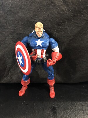 2006 MARVEL LEGENDS FACE-OFF Series 1 CAPTAIN AMERICA UNMASKED