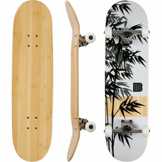 Moso Graphic Bamboo Skateboard (Complete Skateboard)