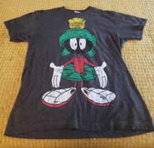 Marvin the Martian T Shirt Mens Sz Small Dark Gray Short Sleeve Looney Tunes