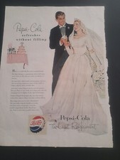 Beautiful, Vintage Advertisement for Pepsi