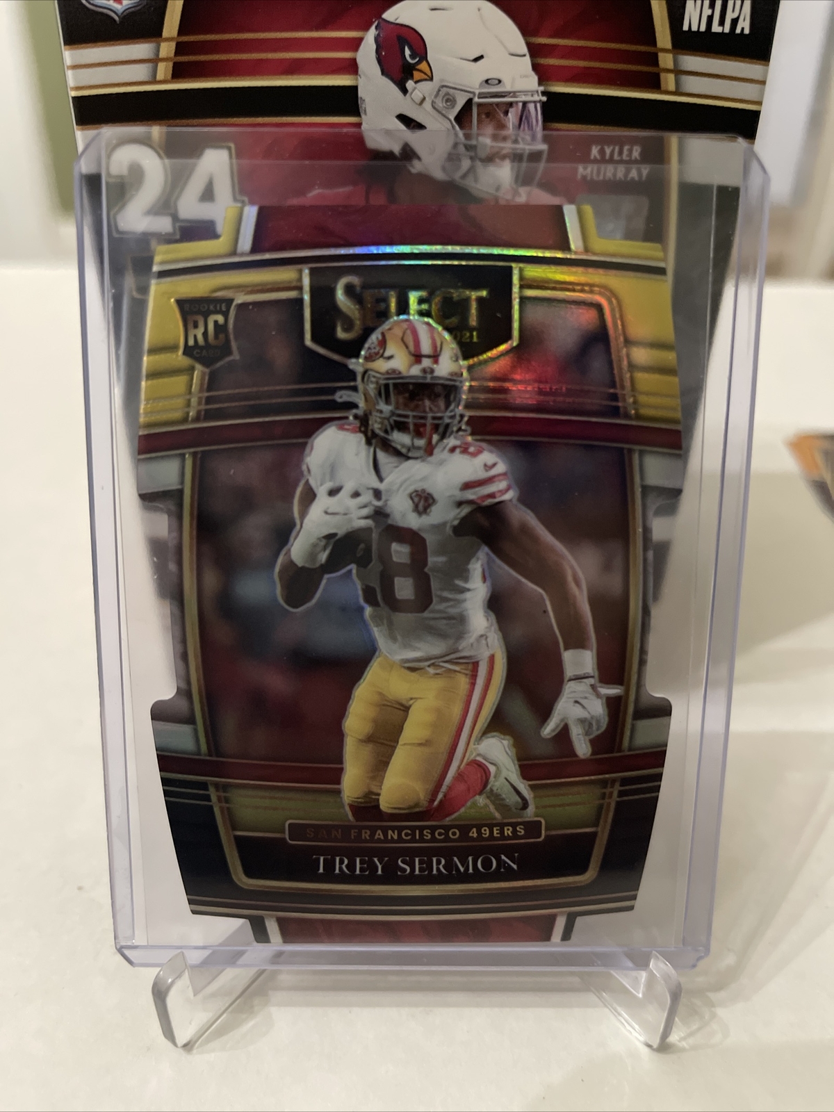 2021 Panini Select Trey Sermon BLACK/GOLD PRIZM DIE CUT RC! Concourse Level!
