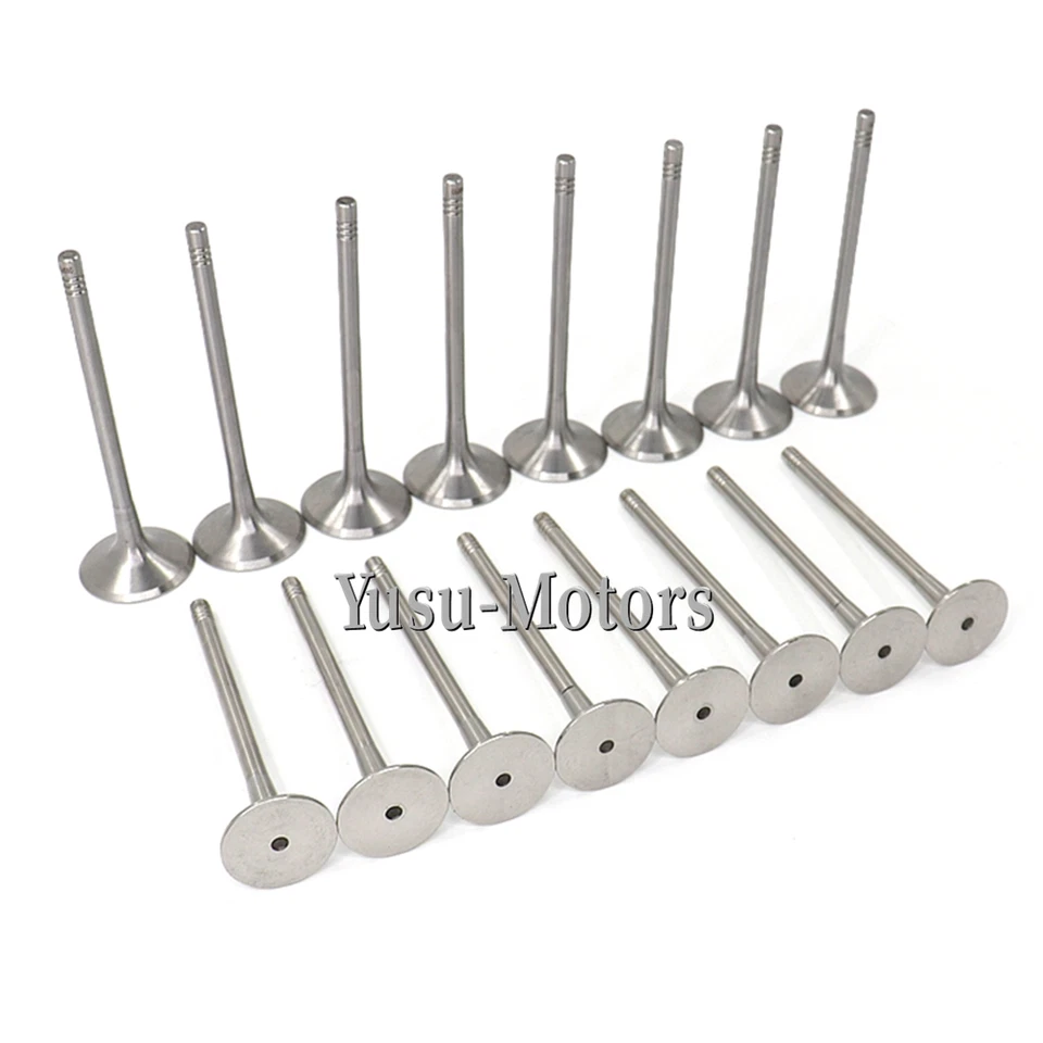 16x Intake & Exhaust Valves Φ6mm Kit For VW Tiguan Passat AUDI A3 A4 A5 2.0 TFSI - Image 4 of 4