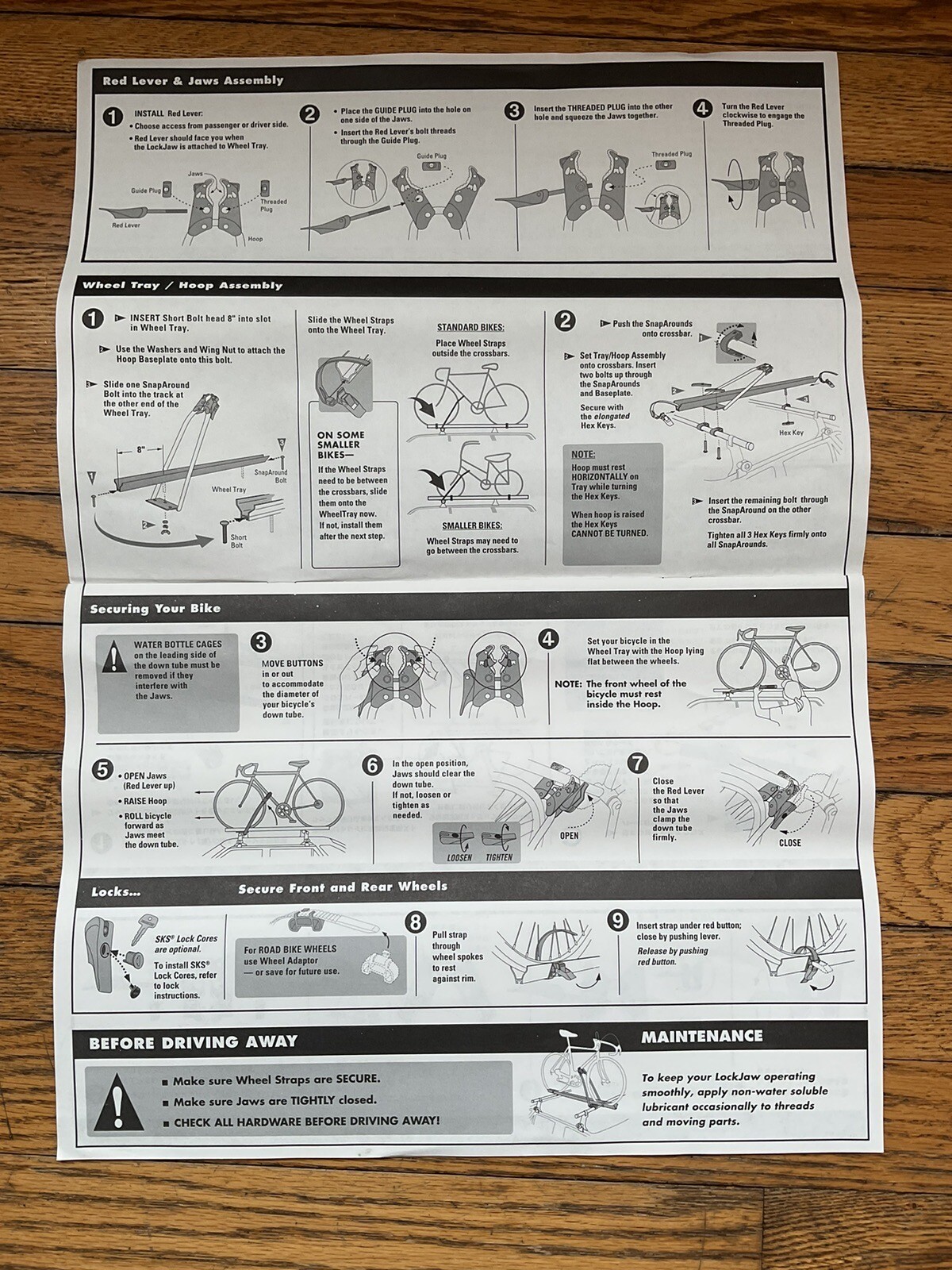 Yakima LockJaw Upright Rooftop Bike Carrier Rack + RoundBar Mounts eBay